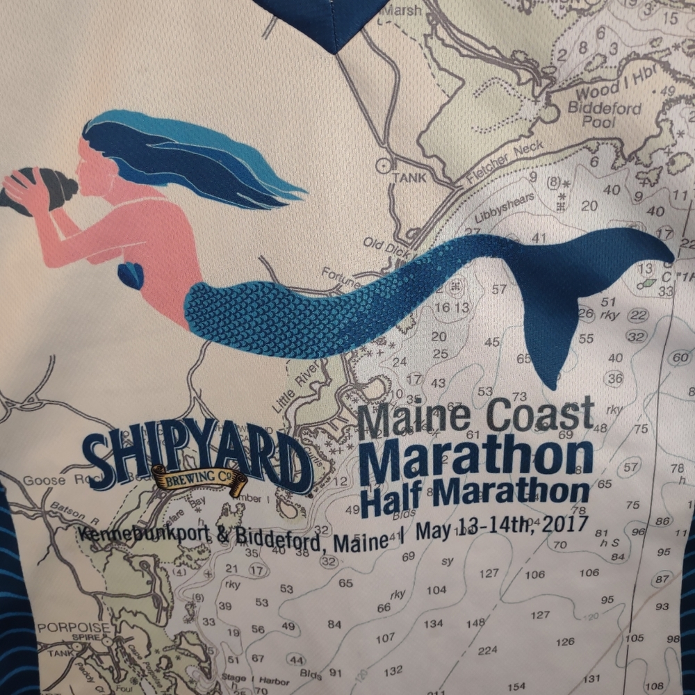 Shipyard Brewing company Cancer mermaid shirt polyester t shirt xl